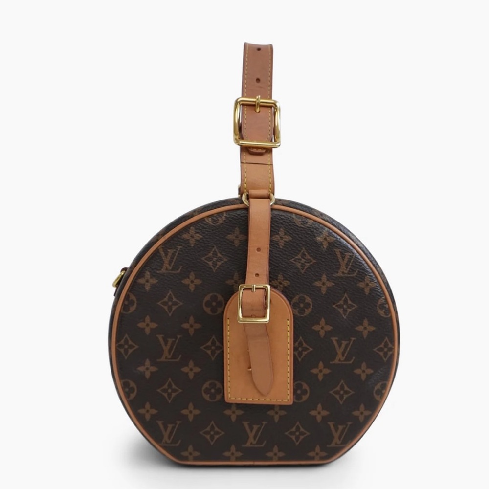 Louis Vuitton Brown Monogram Canvas Petite Boite Chapeau Bag